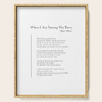 When I Am Among The Trees Serving Tray Gallery Image 1
