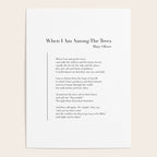 When I Am Among The Trees Poster Gallery Image 4