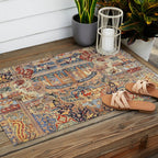 Golden City Antique Persian Kashmar Outdoor Rug Gallery Image 2