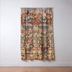 Golden City Antique Persian Kashmar Window Curtain Gallery Image 3