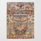 Golden City Antique Persian Kashmar Poster Gallery Image 4
