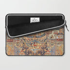 Golden City Antique Persian Kashmar Laptop Sleeve Gallery Image 2