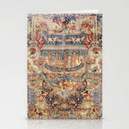 Golden City Antique Persian Kashmar Stationery Card Gallery Image 2