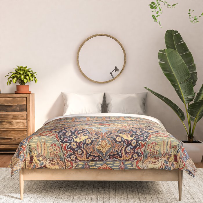 Golden City Antique Persian Kashmar Comforter Gallery Image 3