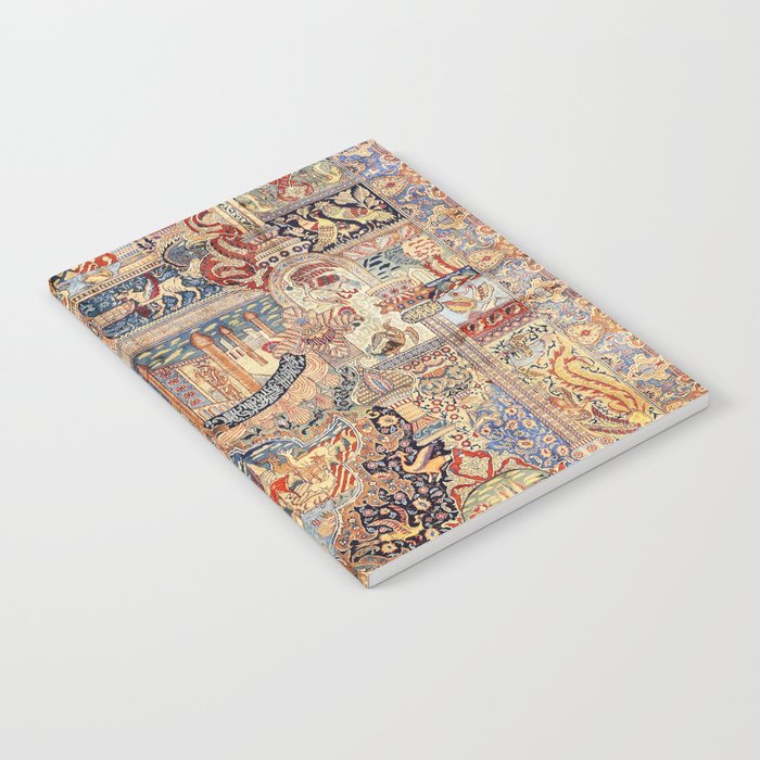 Golden City Antique Persian Kashmar Notebook Gallery Image 2