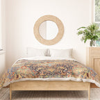 Golden City Antique Persian Kashmar Duvet Cover Gallery Image 3