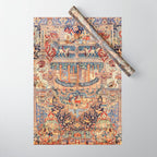 Golden City Antique Persian Kashmar Wrapping Paper Gallery Image 1