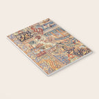Golden City Antique Persian Kashmar Notebook Gallery Image 3