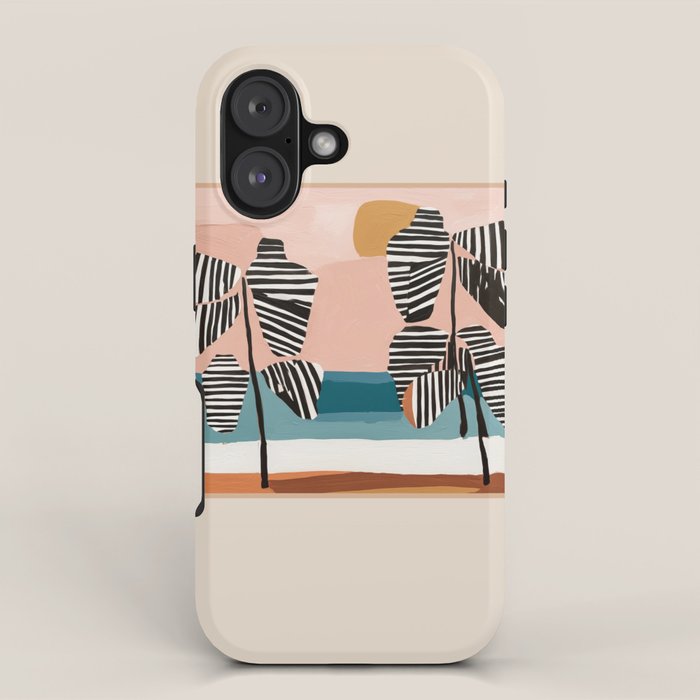 Tropical Sunset Palms II iPhone Case Gallery Image 1