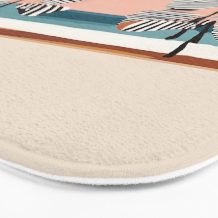 Tropical Sunset Palms II Bath Mat Gallery Image 3