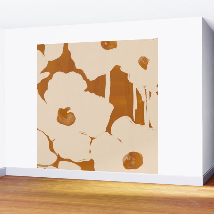 Abstract Flowers 8 Wall Mural Gallery Image 2