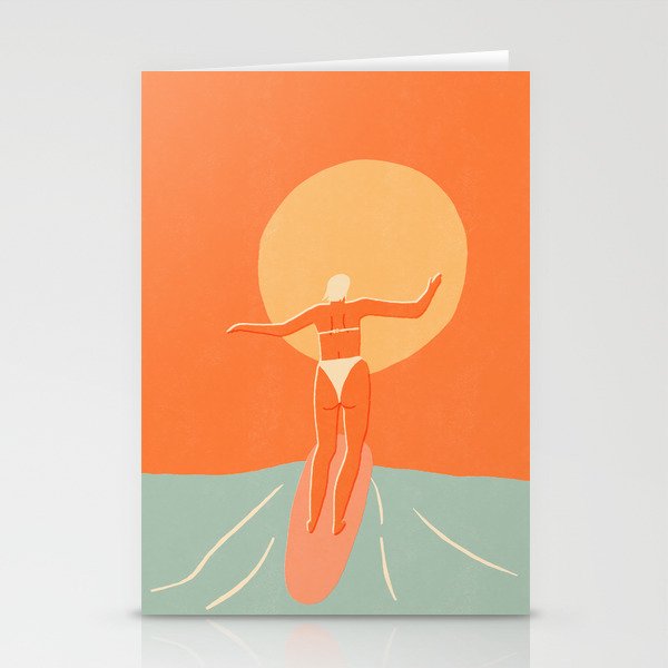 Sunshine girl Stationery Card Gallery Image 1