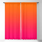 Bright Orange and Pink Gradient Window Curtain Gallery Image 5