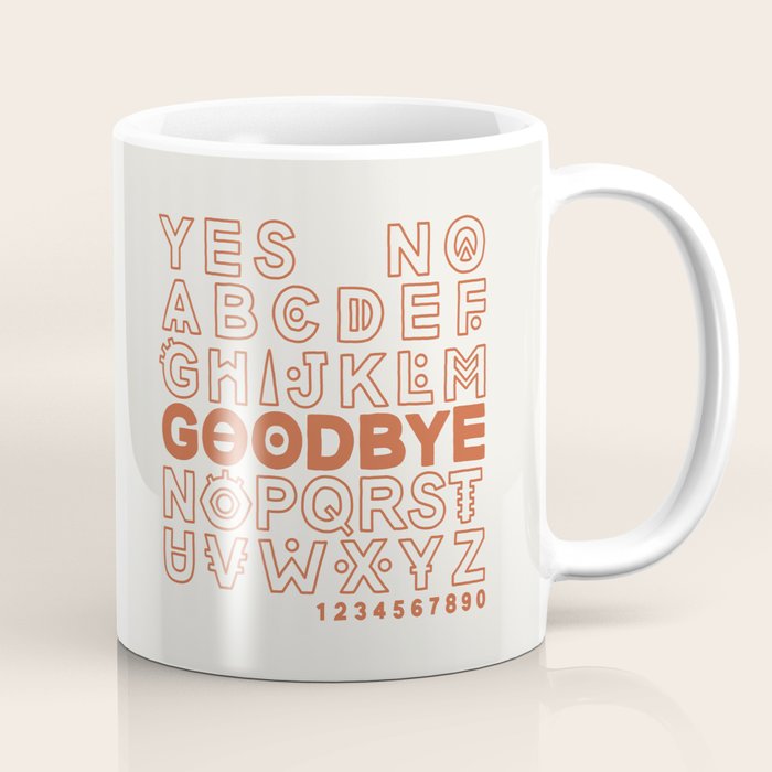 Plastic Bag Ouija Board Coffee Mug Gallery Image 1