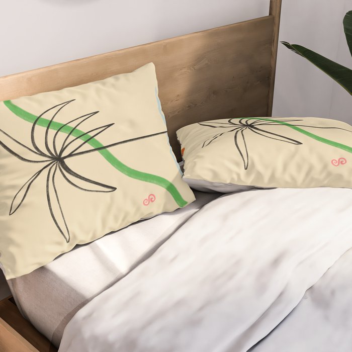 A SIMPLE TROPICAL DREAM Pillow Sham Gallery Image 2