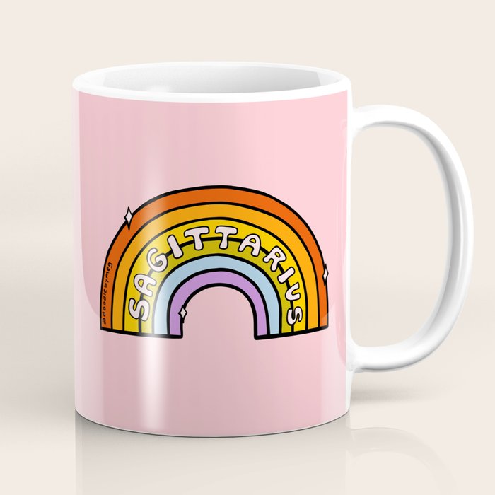 Sagittarius Rainbow Coffee Mug Gallery Image 1
