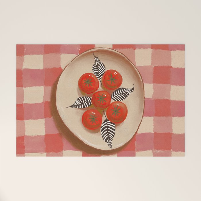 Tomato Picnic Welcome Mat Gallery Image 1