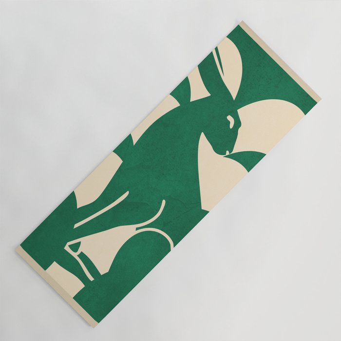 Minimalist Rabbit 2 Yoga Mat Gallery Image 1