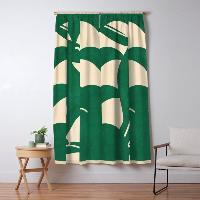 Minimalist Rabbit 2 Window Curtain Gallery Image 5