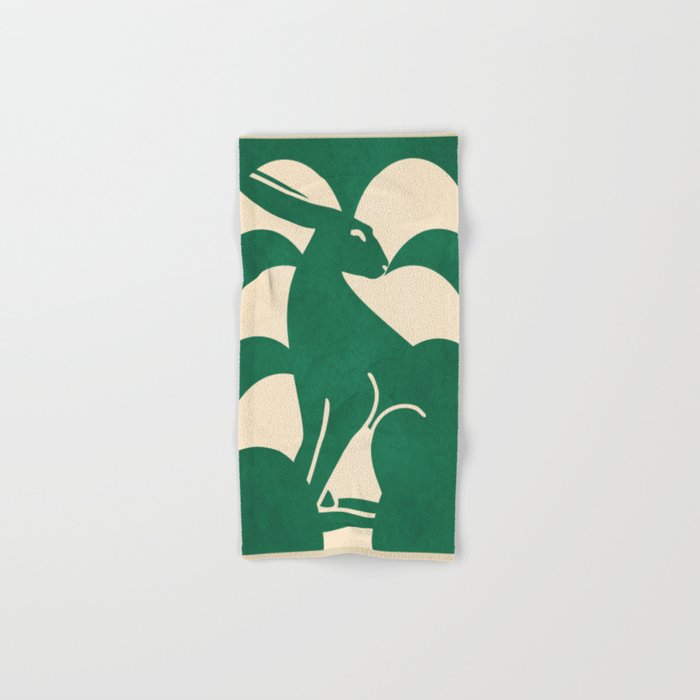Minimalist Rabbit 2 Bath Towel Gallery Image 1