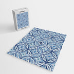 Moroccan Vibes Indigo C Jigsaw Puzzle Gallery Image 2