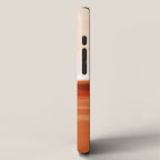 Watercolor Abstract 08 Burnt Orange Landscape iPhone Case Gallery Image 2
