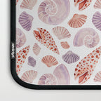 Watercolor Seashells Laptop Sleeve Gallery Image 3
