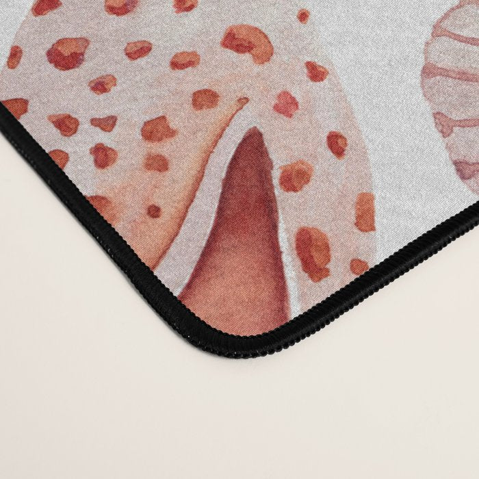 Watercolor Seashells Desk Mat Gallery Image 4