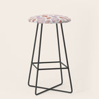 Watercolor Seashells Stool Gallery Image 1