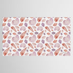 Watercolor Seashells Tablecloth Gallery Image 2