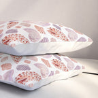 Watercolor Seashells Pillow Sham Gallery Image 3