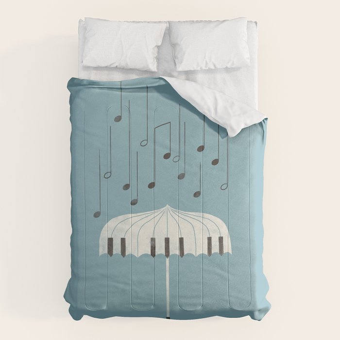 Singing in the rain Comforter Gallery Image 6