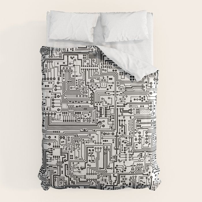 Circuit Board Duvet Cover Gallery Image 1