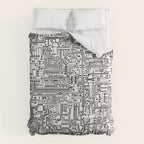 Circuit Board Duvet Cover Gallery Image 6