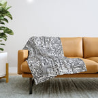 Circuit Board Throw Blanket Gallery Image 1