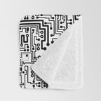 Circuit Board Throw Blanket Gallery Image 3