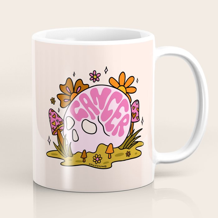 Cancer Skull Coffee Mug Gallery Image 1