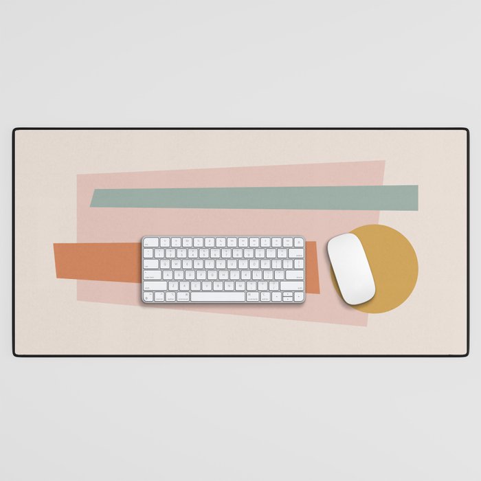 Geometric Abstract V Desk Mat Gallery Image 1