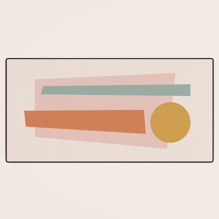 Geometric Abstract V Desk Mat Gallery Image 3