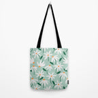 Drifting Daisies #2 - green tangerine Tote Bag Gallery Image 2