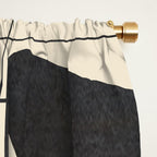 Abstract Line Art VIII Window Curtain Gallery Image 2