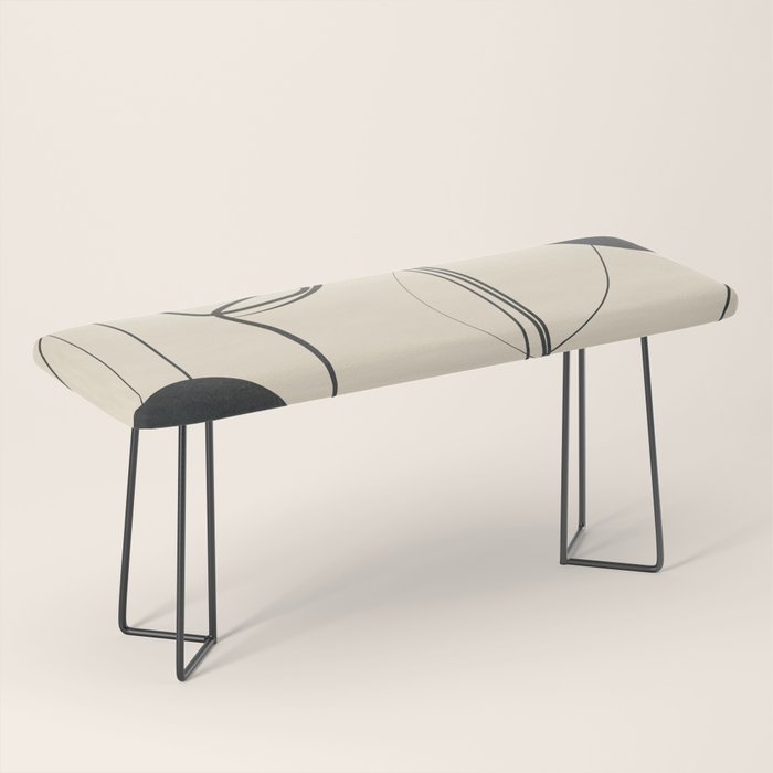 Abstract Line Art VIII Bench Gallery Image 1