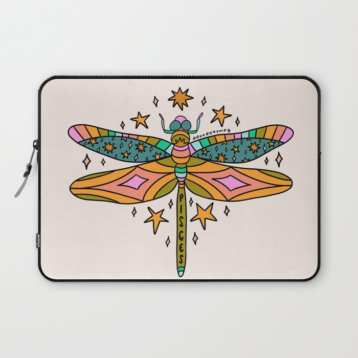 Pisces Dragonfly Laptop Sleeve Gallery Image 1