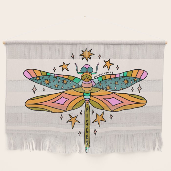 Pisces Dragonfly Wall Hanging Gallery Image 1