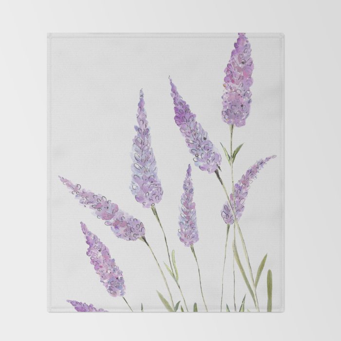 Lavander Throw Blanket Gallery Image 2