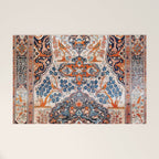 Tabriz Azerbaijan Northwest Persian Rug Print Welcome Mat Gallery Image 1