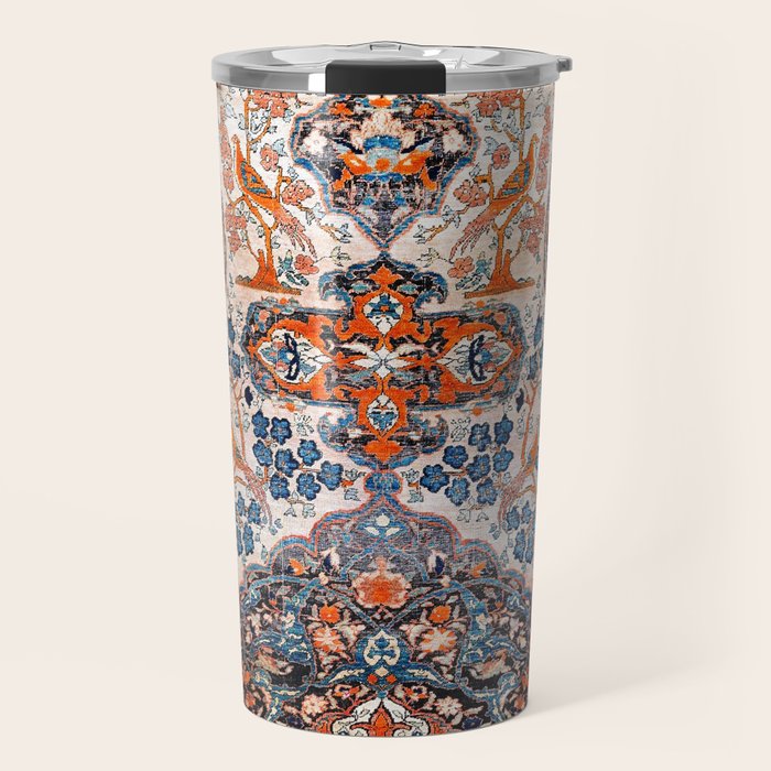 Tabriz Azerbaijan Northwest Persian Rug Print Travel Mug Gallery Image 1
