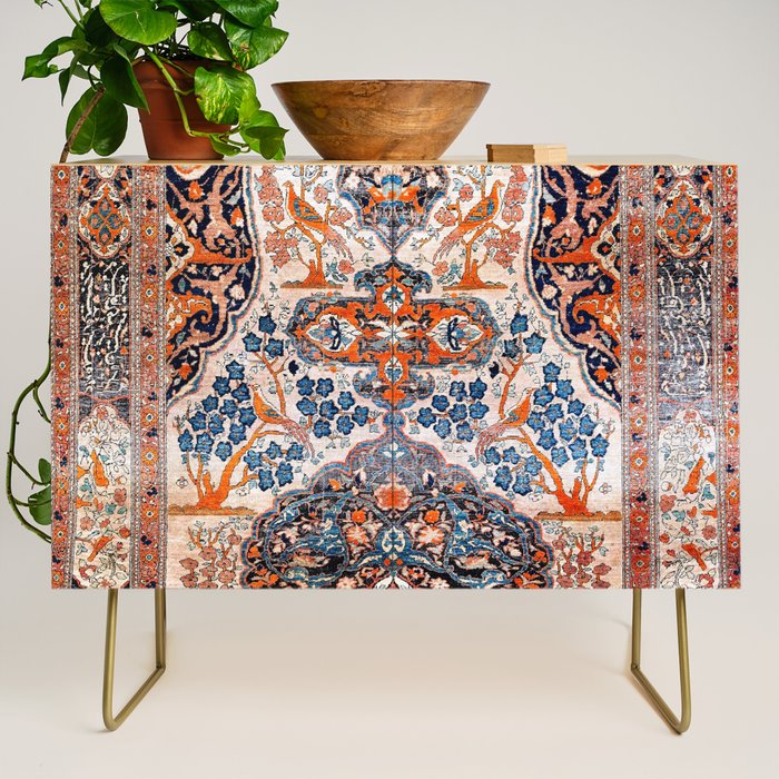 Tabriz Azerbaijan Northwest Persian Rug Print Credenza Gallery Image 1