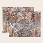 Tabriz Azerbaijan Northwest Persian Rug Print Placemat Gallery Image 1