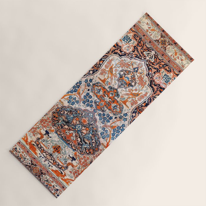 Tabriz Azerbaijan Northwest Persian Rug Print Yoga Mat Gallery Image 1